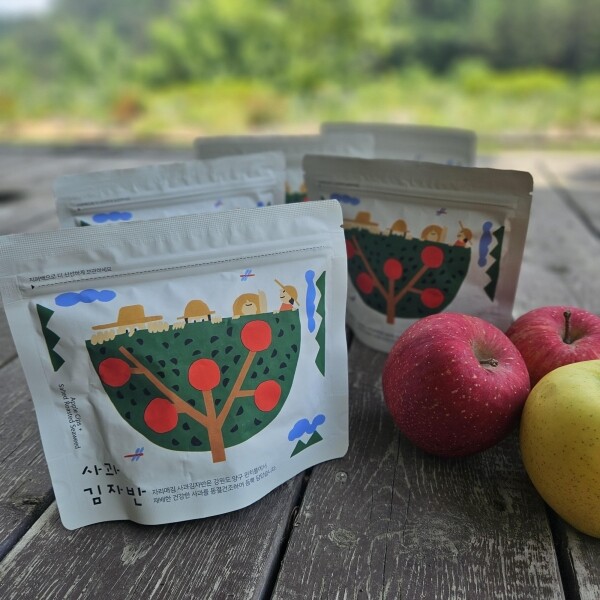 자리매김,자리매김 동결건조한 강원도 펀치볼 사과가 듬뿍들어간 사과김자반